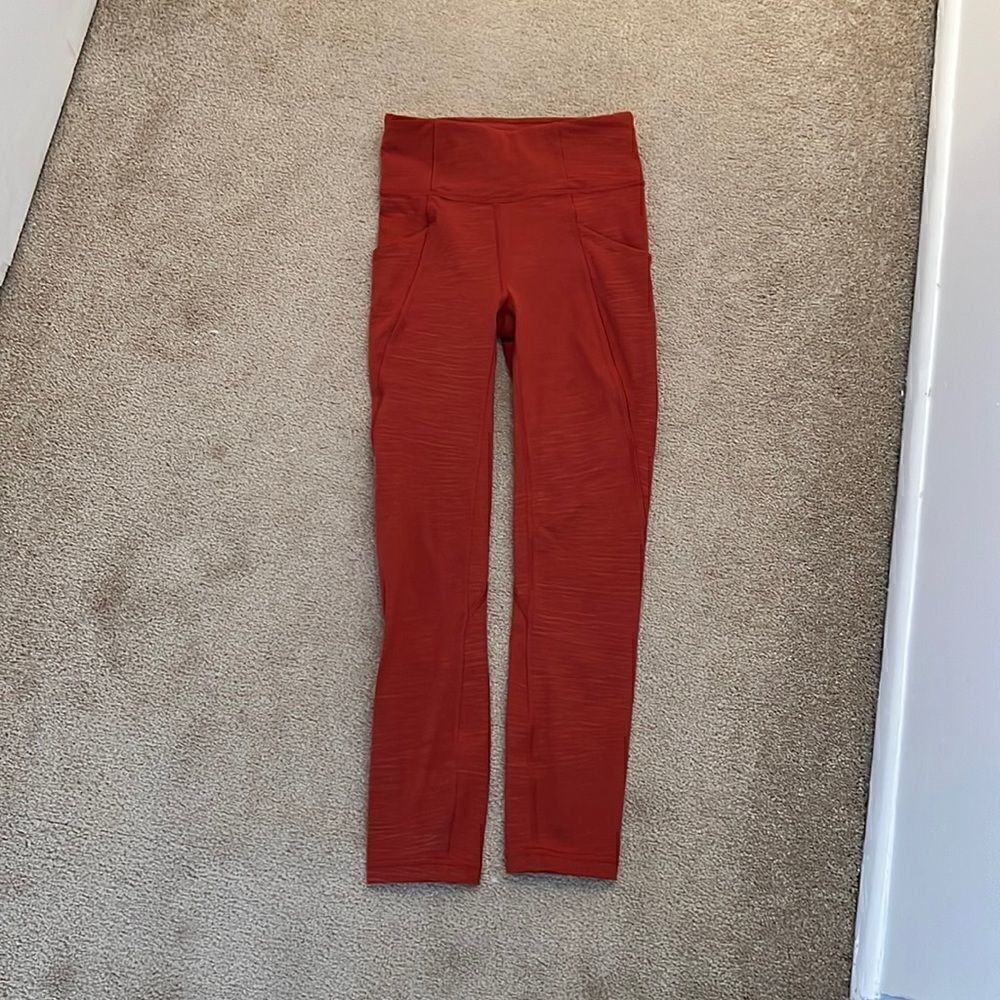 Lululemon New Red/orange legging 2